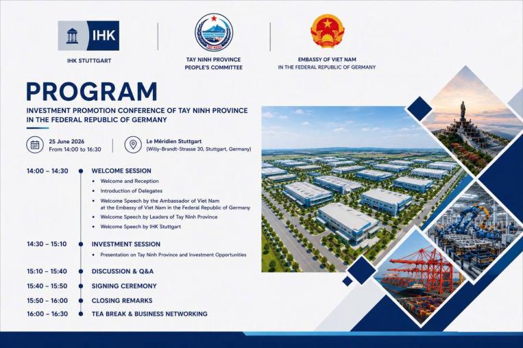 Invitation to the Investment Promotion Conference of Tay Ninh Province in Germany
