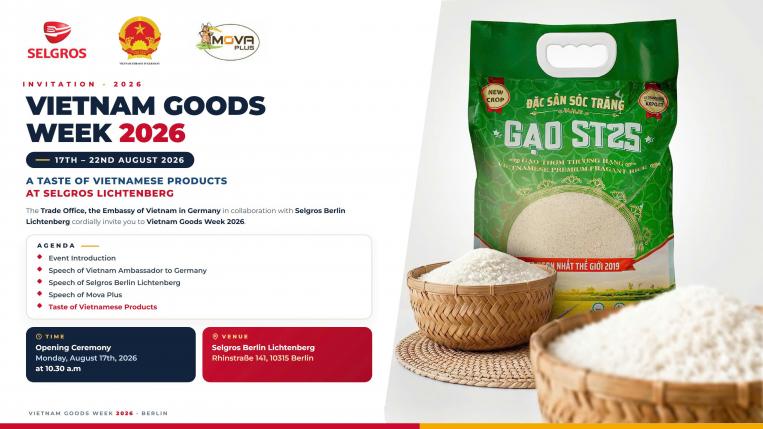 Invitation to Vietnamese Goods Week at Selgros Berlin
